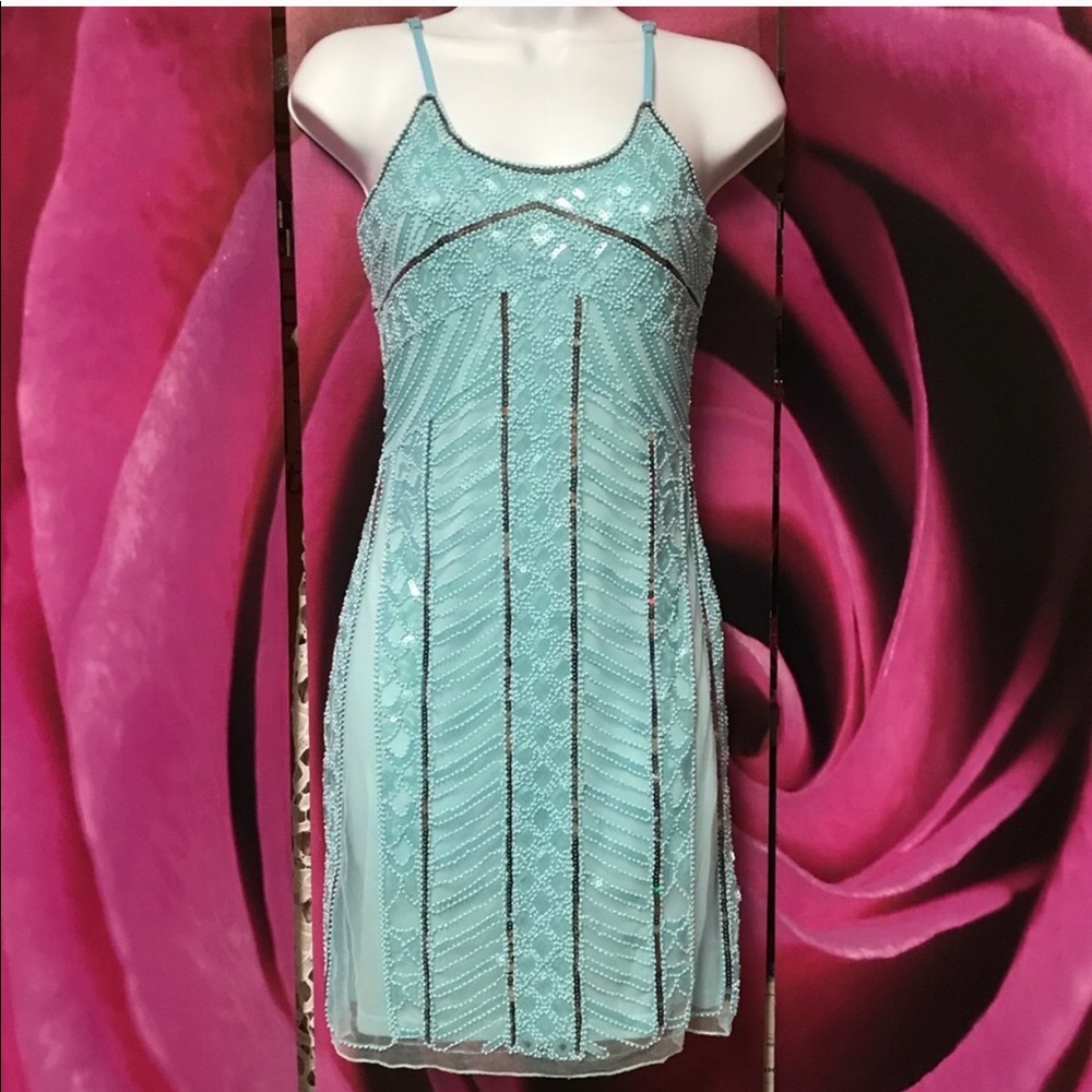 SUPER SALE WAS 45$$ Sequined blue dress